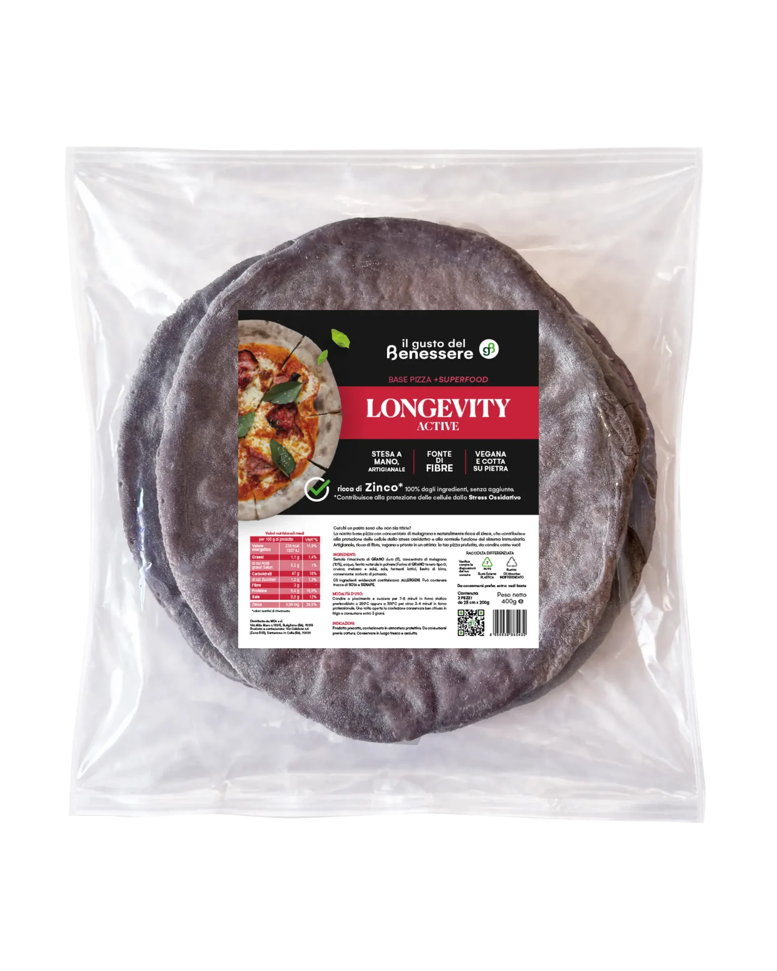 Base Pizza Longevity Active